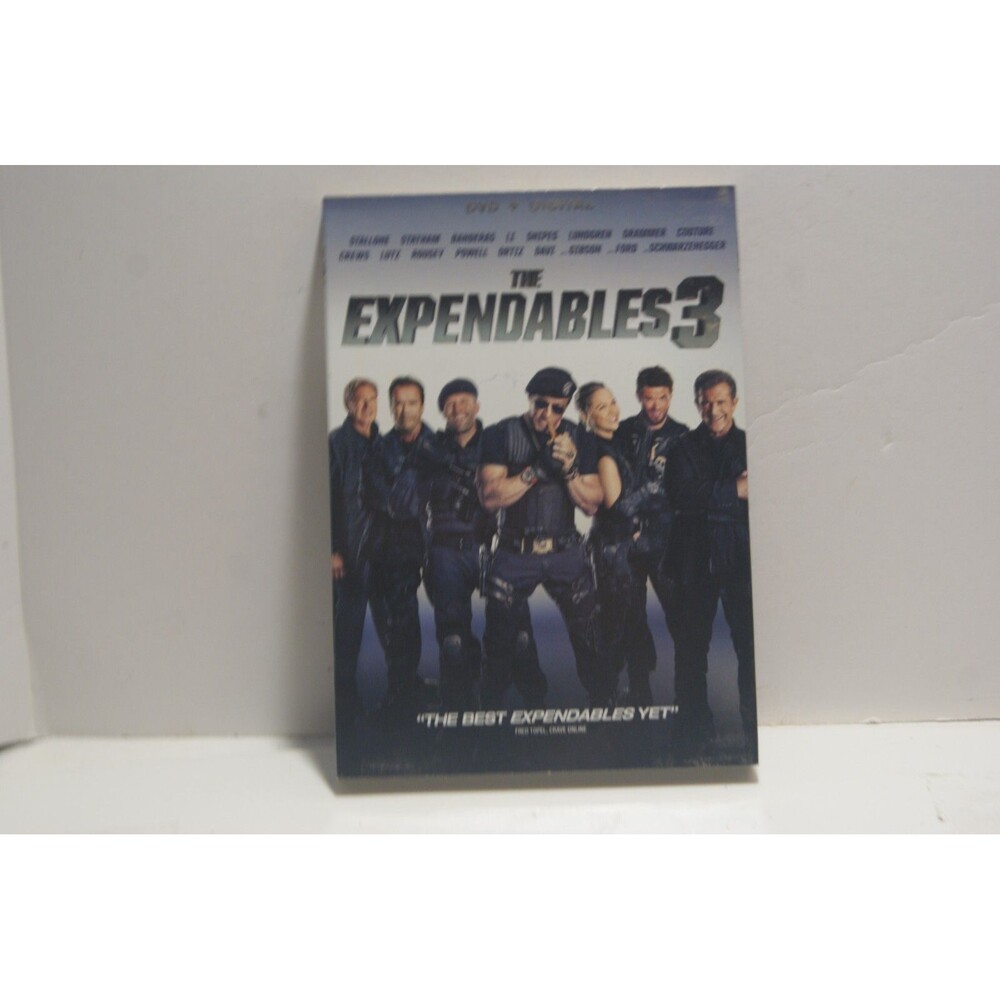The Expendables 3 DVD Stallone Statham PG-13 Widescreen Action W/Slipcover